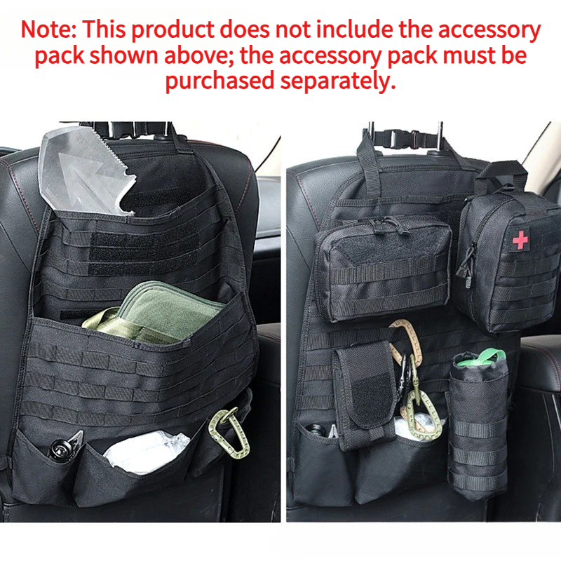 Outdoor Hunting Vehicle - منظم مقعد السيارة التكتيكي بنظام MOLLE