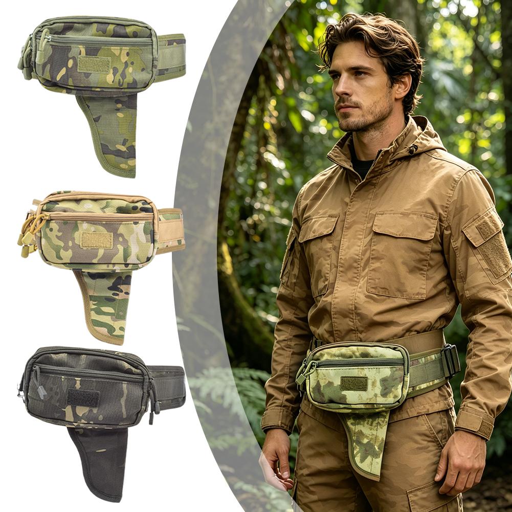 Outdoor Hunting Packs - حقيبة خصر تكتيكية مقاومة للماء بنمط