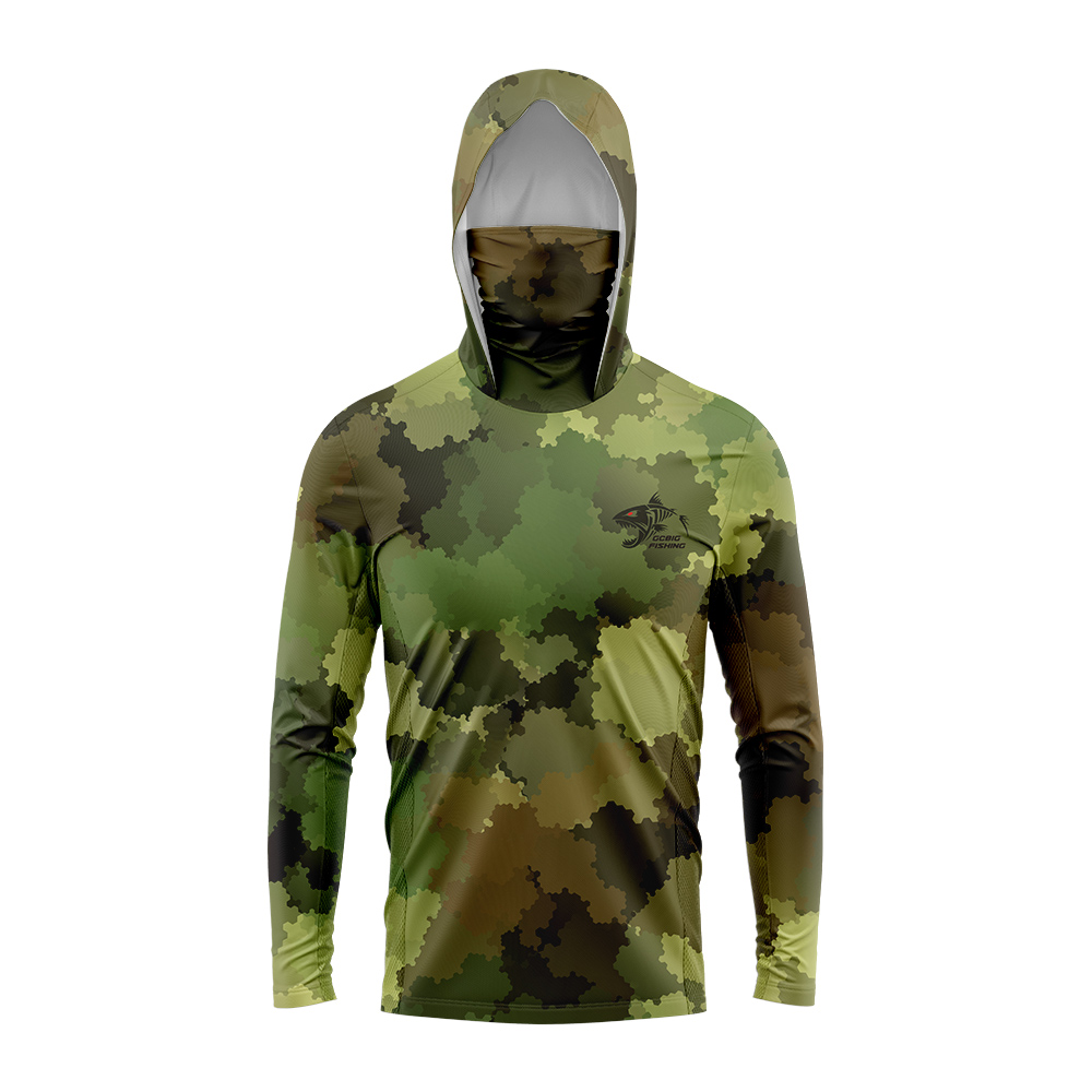 Hunting Outdoor Apparel - قمصان صيد بقلنسوة للرجال بأكمام طويلة