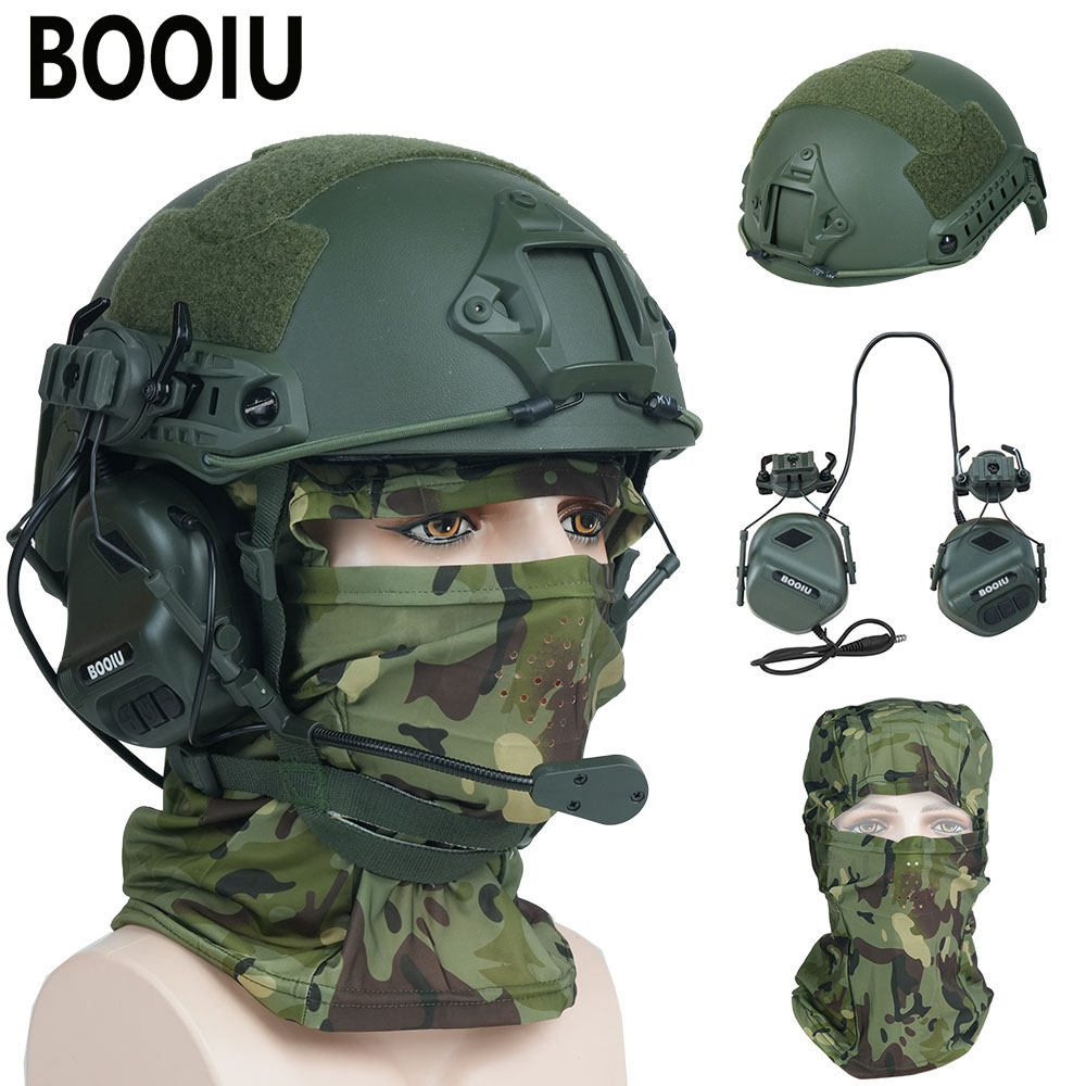 Outdoor Hunting Kit - طقم خوذة تكتيكية من BOOIU قابلة