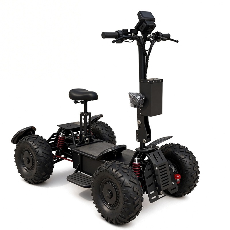 Outdoor Hunting Vehicle - مركبة كهربائية رباعية الدفع ذات محركين