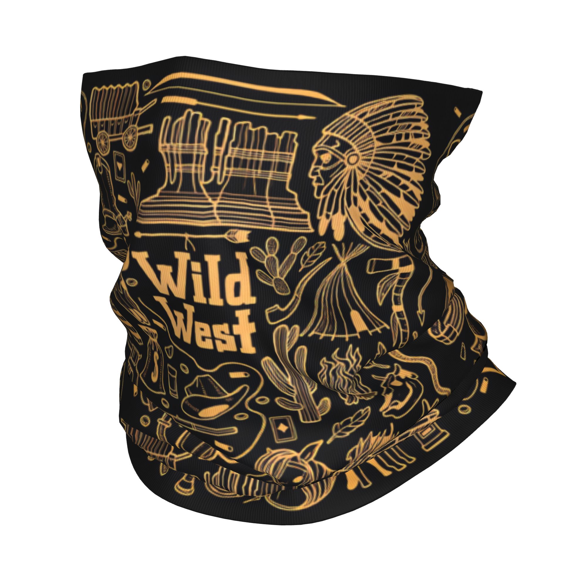Wildman Hunting & Outdoor Robertson Photos - قناع رياضي خارجي للدراجات بتصميم غرب