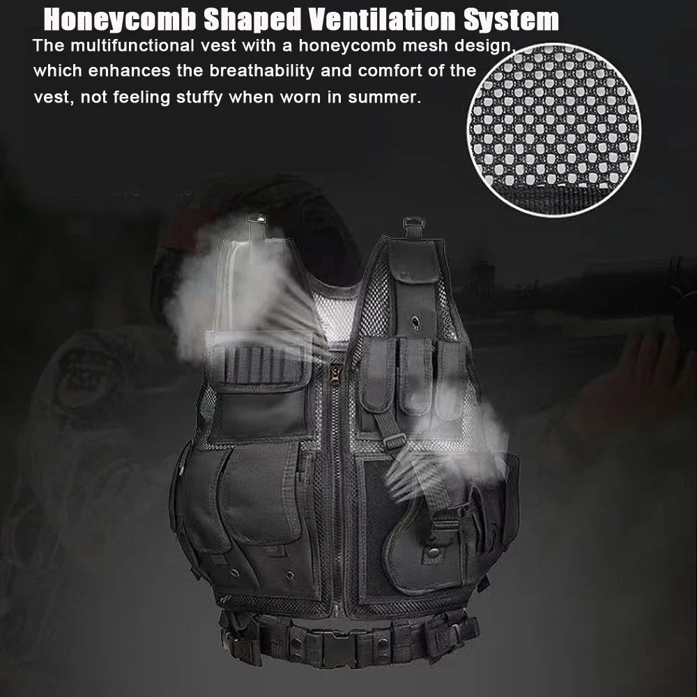قابل للتعديل مول التكتيكية ستر - مراجعة Outdoor Hunting Vest وسعره