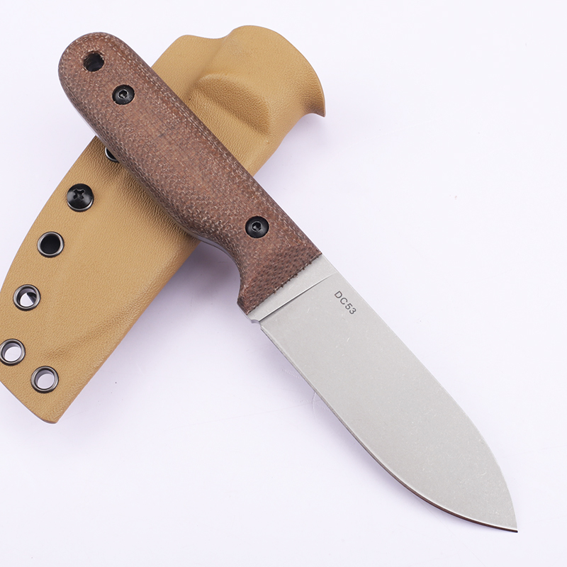 جديد DC53 شفرة الكتان مقبض متك - مراجعة Outdoor Hunting Gifts وسعره