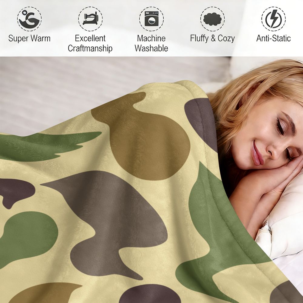 بطانية فلانيل بنقشة البط ناعمة - مراجعة Hunting Outdoor Rug وسعره
