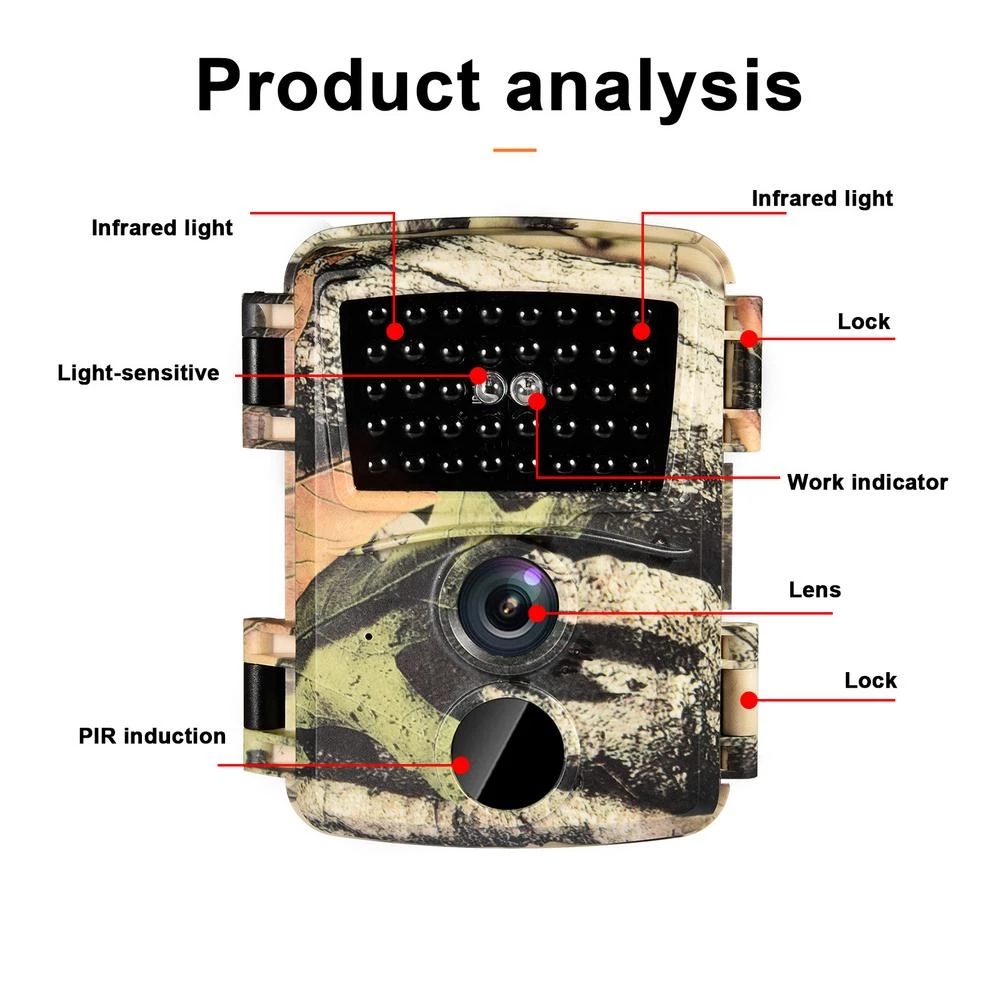 درب صغير كاميرا الصيد PIR الاس - مراجعة Trail Camera Infrared وسعره