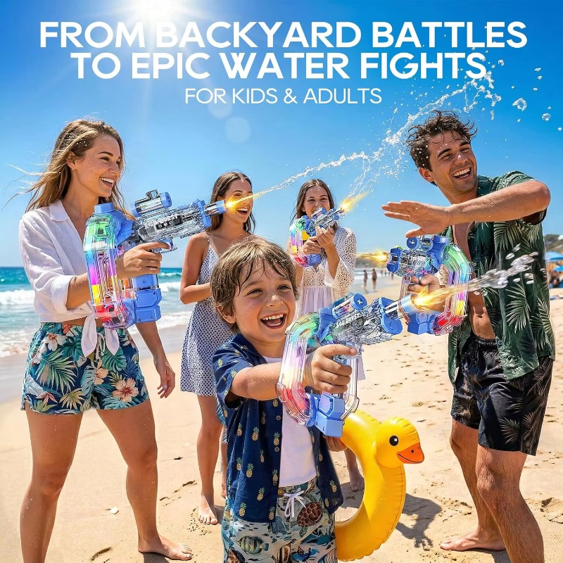 مسدسات مياه كهربائية على شكل ح - مراجعة Outdoor Hunting Toys وسعره