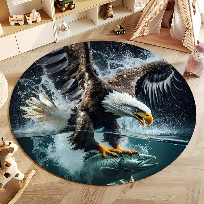 شحن مجاني! سجادة مستديرة لغرفة - مراجعة Hunting Outdoor Rug وسعره