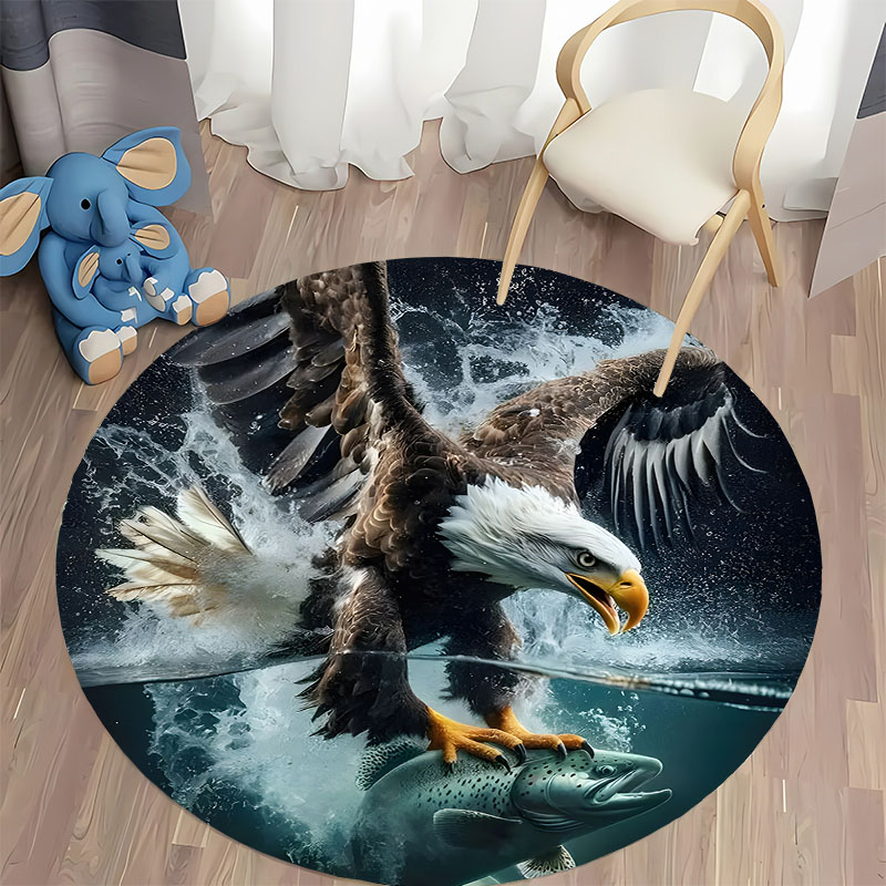 شحن مجاني! سجادة مستديرة لغرفة - مراجعة Hunting Outdoor Rug وسعره
