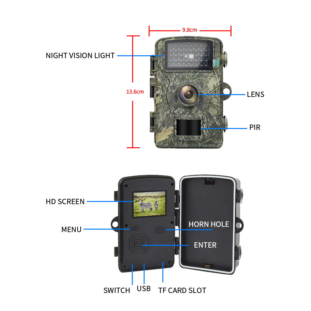 كاميرا تتبع الحياة البرية بدقة - مراجعة Trail Camera Infrared وسعره