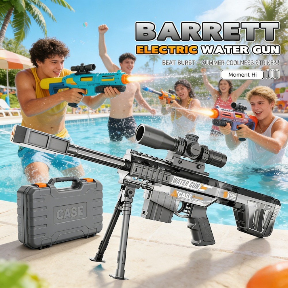 مسدس ماء كهربائي أوتوماتيكي لل - مراجعة Outdoor Hunting Toys وسعره